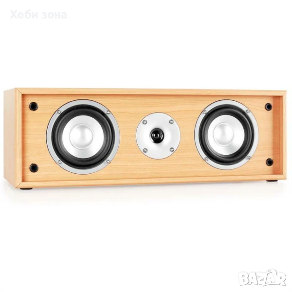 Auna Linie 300 Hi-Fi централен високоговорител дъб, снимка 1
