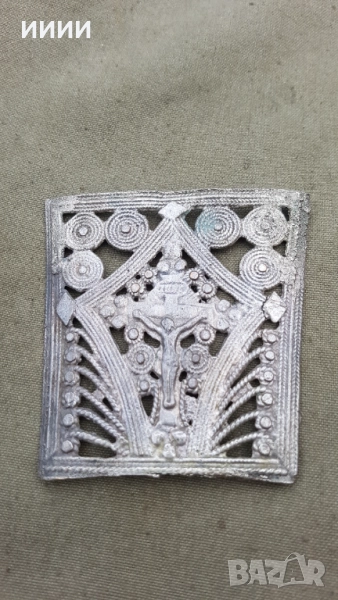 Сребърна икона, снимка 1