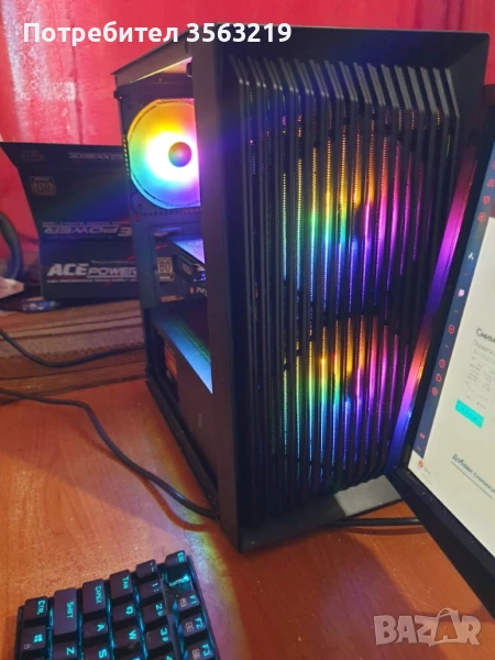 Геймърски компютър – Ryzen 5 5500 / RTX 3060 / 16GB / 1TB NVMe, снимка 1