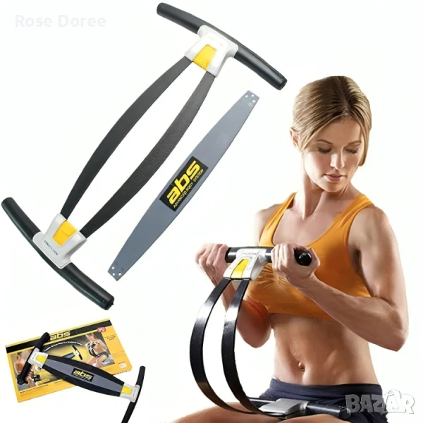 🔥 Стилна и ефективна тренировка! - Фитнес уред за коремни преса ABS, снимка 1