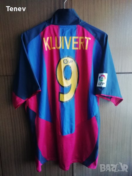 Barcelona Kluivert Nike 2003/2004 оригинална тениска фланелка Барселона Клуйверт , снимка 1