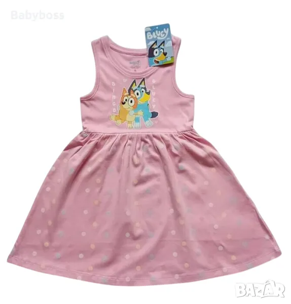 Лятна детска рокля Бинго и Блуи Bluey, снимка 1