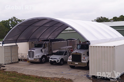 Навес за транспортни контейнери 10х12 м, снимка 1