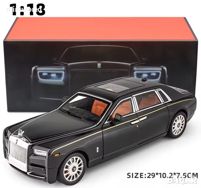 Rolls-Royce Phantom VIII 2021 - мащаб 1:18 на Paudi моделът е нов в кутия, снимка 1