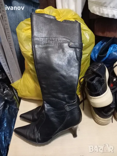 Дамски кожени ботуши , снимка 1