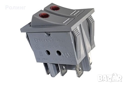 Ключ двоен светещ 2х16А/707257, снимка 1