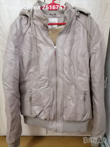 Дамско зимно кожено яке, снимка 1