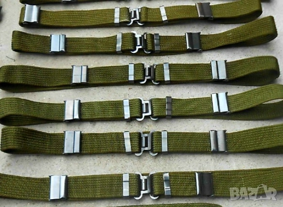 текстилни зелени колани , снимка 1