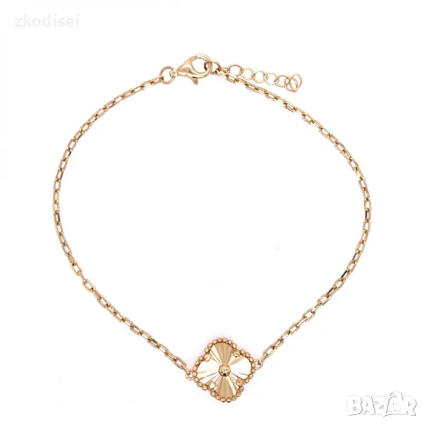Златна дамска гривна Van Cleef & Arpels 2,95гр. 18см. 14кр. проба:585 модел:29698-2, снимка 1