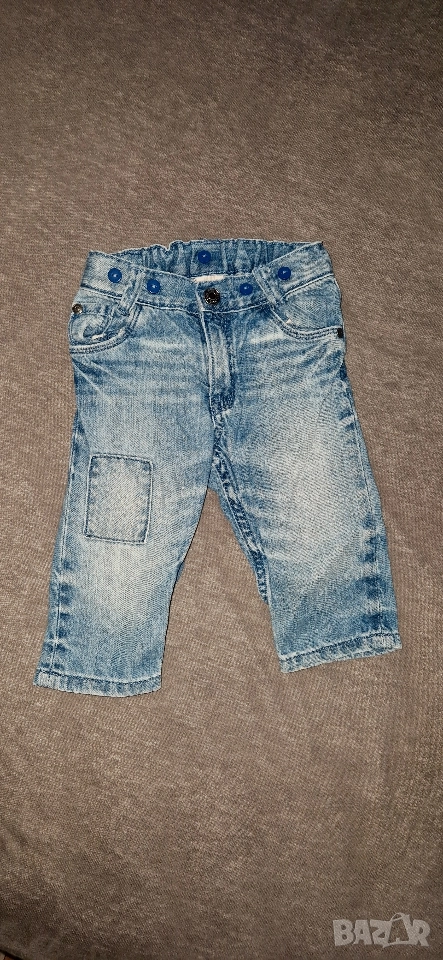 3-6м 68см Панталон тип дънки, сини, без следи от употреба , снимка 1