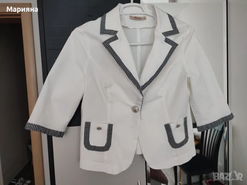 Бяло сако -56, снимка 1
