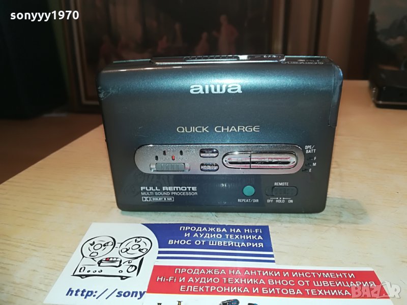 ПОРЪЧАН-aiwa hs-px547-walkman-mettal, снимка 1