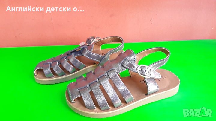 Английски детски сандали естествена кожа-M&S, снимка 1