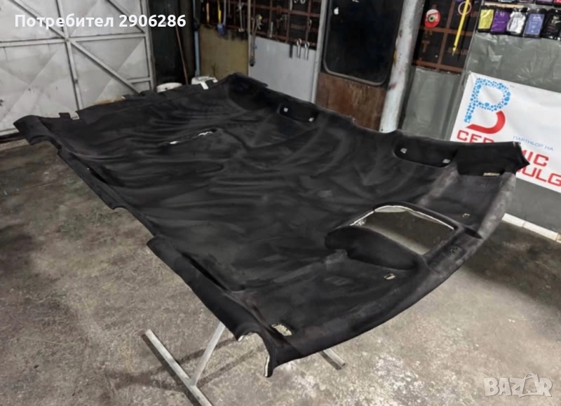 Таван черна алкантара Audi A3 8P, снимка 1