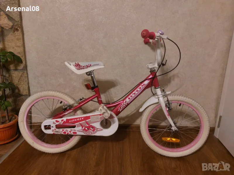 Велосипед BYOX 18"  РОЗОВ, снимка 1