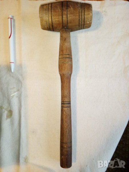 Дървен чук за пържоли или за интериор, снимка 1