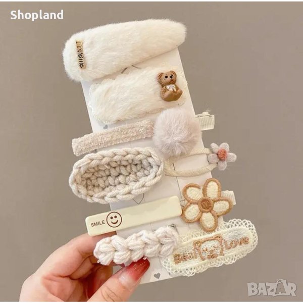 Сет от 10 броя детски фиби за коса, снимка 1