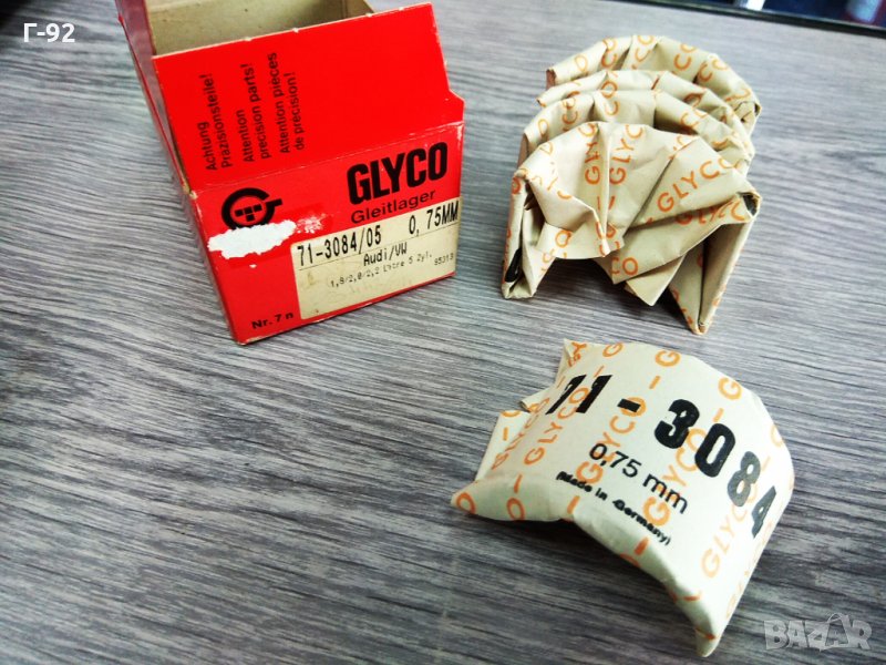 71-3084/5 075**NEU**GLYCO**VAG**БИЕЛНИ ЛАГЕРИ К-Т*, снимка 1