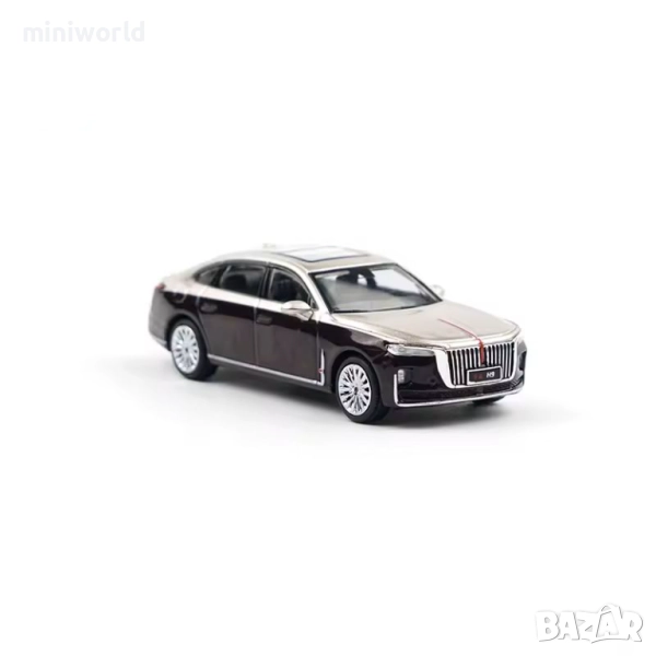 Hongqi H9 2024 - мащаб 1:64 на XCARTOYS моделът е нов в PVC дисплей-кейс, снимка 1