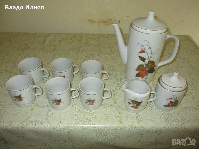 Сервизи порцеланови за кафе и  чай нови,порцеланов съд с капак, снимка 1