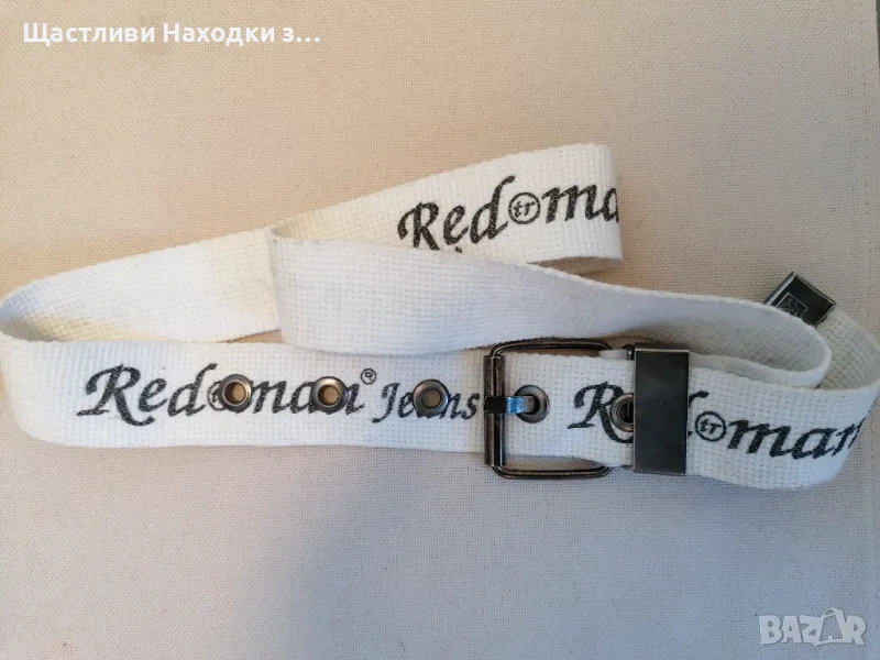 Бял текстилен спортен колан Redoman Jeans, снимка 1