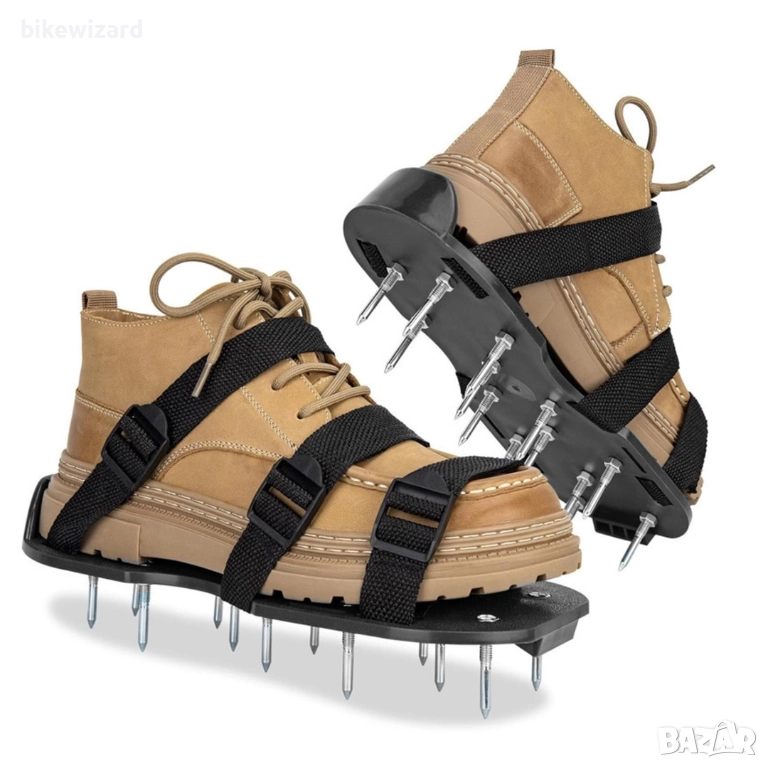 Универсални добавки със шипове 45 мм. за обувки за градина за аератор за дворни тревни площи НОВИ, снимка 1