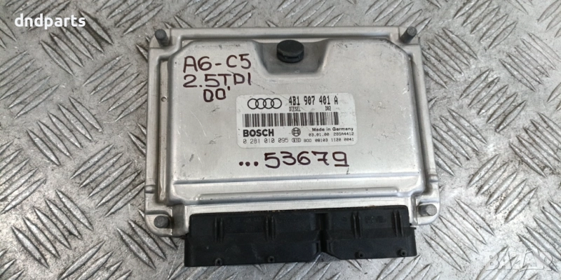 Компютър Audi A6 2.5TDI 2000г. 4B1907401A 0281010095	, снимка 1