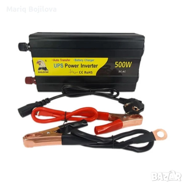 Eaglestar UPS Инвертор със зарядно, чиста синусоида 12V, снимка 1