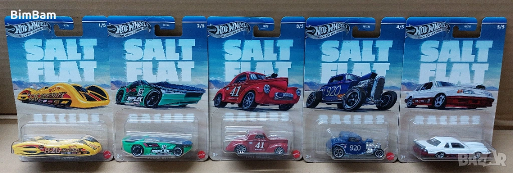 Колички Hot Wheels SALT FLAT / Хот Уилс - 5 модела / 010, снимка 1