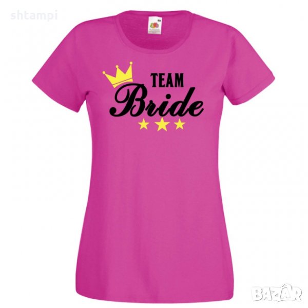 Дамска тениска за моминско парти Отбор БУЛКА Team Bride 03, снимка 1