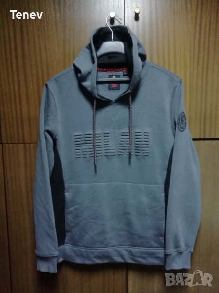 AC Milan оригинален памучен суичър с качулка Милан размер L, снимка 1