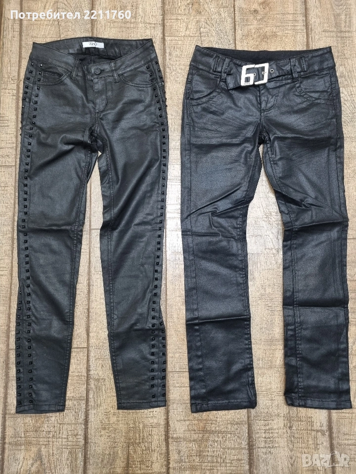 Дънки с кожен ефект Liu Jo, Miss Sixty, Guess, Stradivarius, , снимка 1