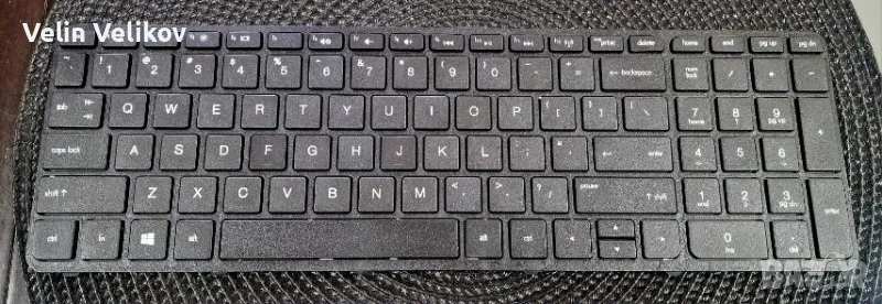 НОВА! Клавиатура за лаптоп HP Pavilion 17 17-e 17-n Черна Рамка с Черни Бутони, снимка 1