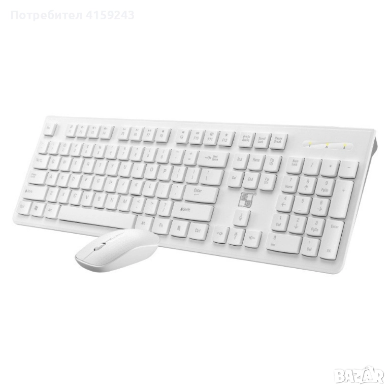 Бизнес безжични Wireless клавиатура и оптична мишка, съвместими с Windows KMT3, снимка 1