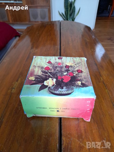 Стара поставка,ваза за цветя, снимка 1