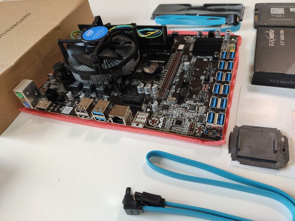 Майнинг КИТ , ДЪНО + РАМ + ПРОЦЕСОР + ССД .12 карти в Дънни платки в гр.  Пловдив - ID37338964 | Bazar.bg