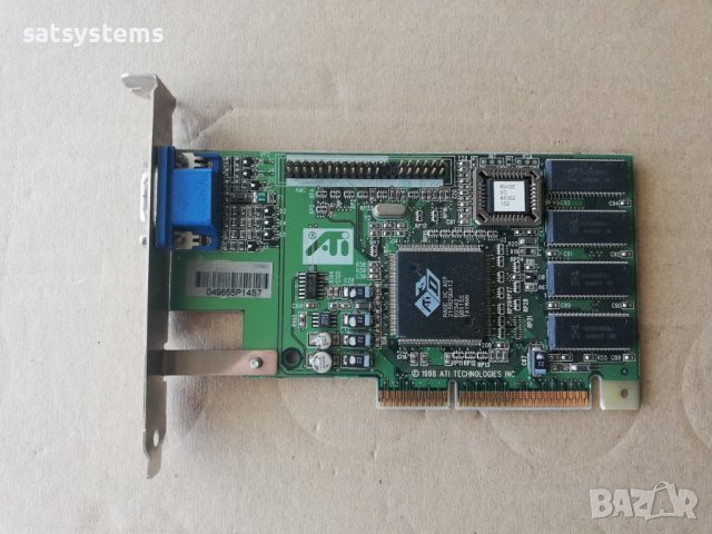 Видео карта Compaq ATI 3D Rage IIc 8MB AGP, снимка 1 - Видеокарти - 36663226