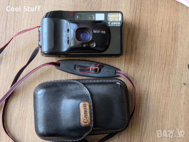 Компактен 35мм лентов фотоапарат Canon Top Shot , снимка 6 - Фотоапарати - 50862820