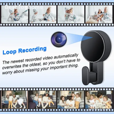 Скрита камера в закачалка ZUNHAI HD, снимка 6 - Камери - 48384235