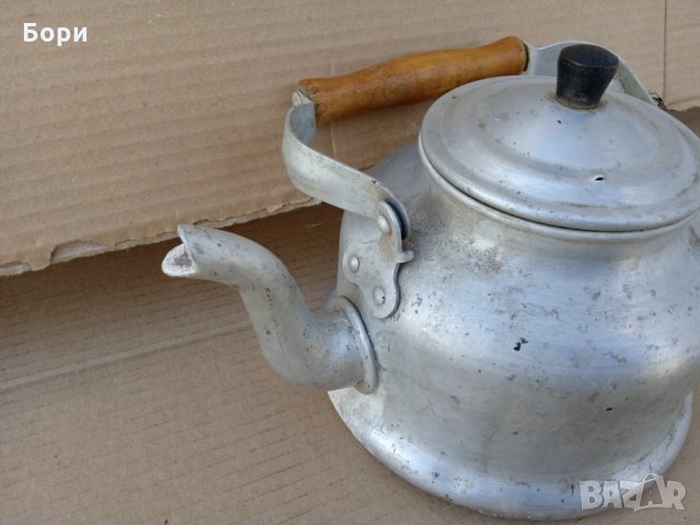 Стар алуминиев чайник български, снимка 5 - Аксесоари за кухня - 35484988