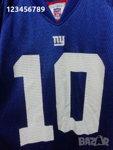 New York Giants Manning #10 Reebok Jersey NFL оригинална тениска фланелка Ню Йорк Манинг , снимка 4 - Тениски - 52666843