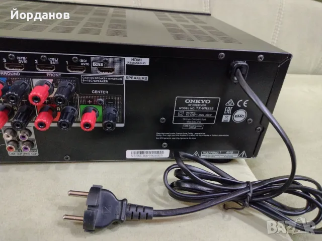 Onkyo TX-NR 535 , снимка 8 - Ресийвъри, усилватели, смесителни пултове - 48731569