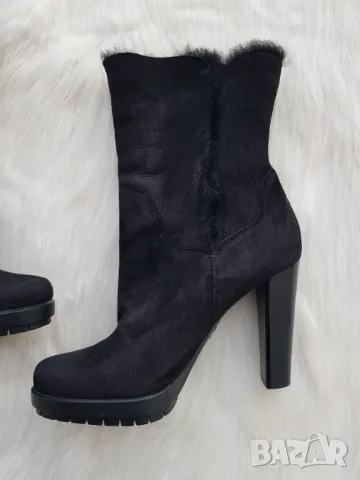 Нови дамски ботуши Calvin Klein агнешка кожа №40/41, снимка 3 - Дамски ботуши - 48288024