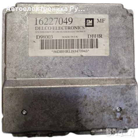 Компютър двигател, 16227049 ,за OPEL ASTRA G хетчбек (F48_, F08_) 1.6