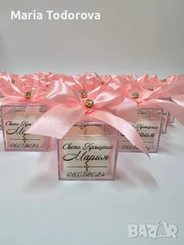 Бъбъл свещ, подаръци за гостите на сватба,кръщене, юбилей, абитуриентски бал, снимка 14 - Други - 41059208