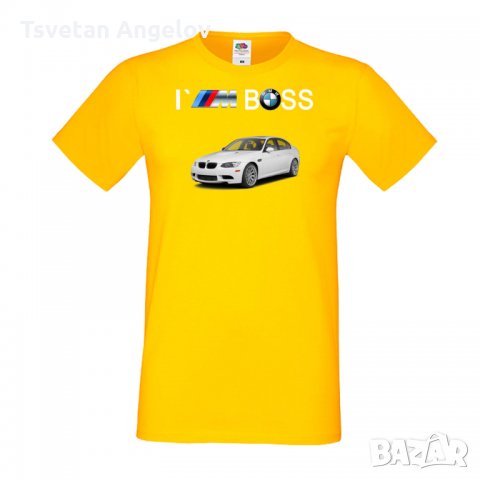 Мъжка тениска BMW I'm boss, снимка 1 - Тениски - 32573229