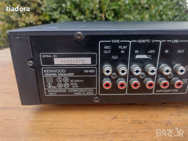 Kenwood GE-820 Equalizer with Dual Spectrum Analyzer , снимка 11 - Еквалайзери - 39944307