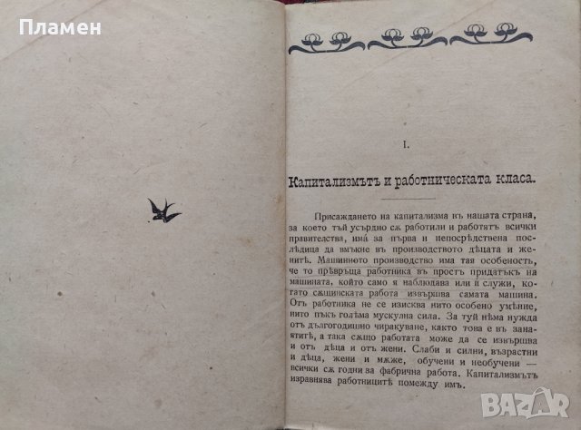 Законна защита на детския и женския трудъ Василъ Коларовъ, снимка 3 - Антикварни и старинни предмети - 43486356