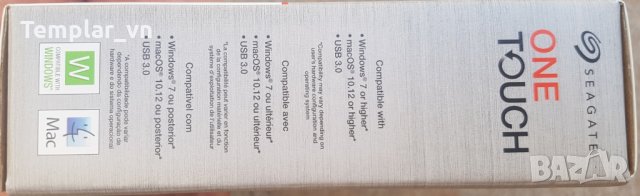 SEAGATE One Touch 5 TB SILVER 2.5, снимка 4 - Твърди дискове - 34802231