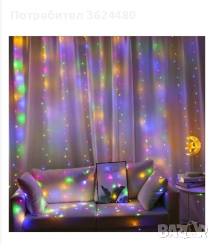 Празнични лед лампички 3279, снимка 3 - Декорация за дома - 52361028